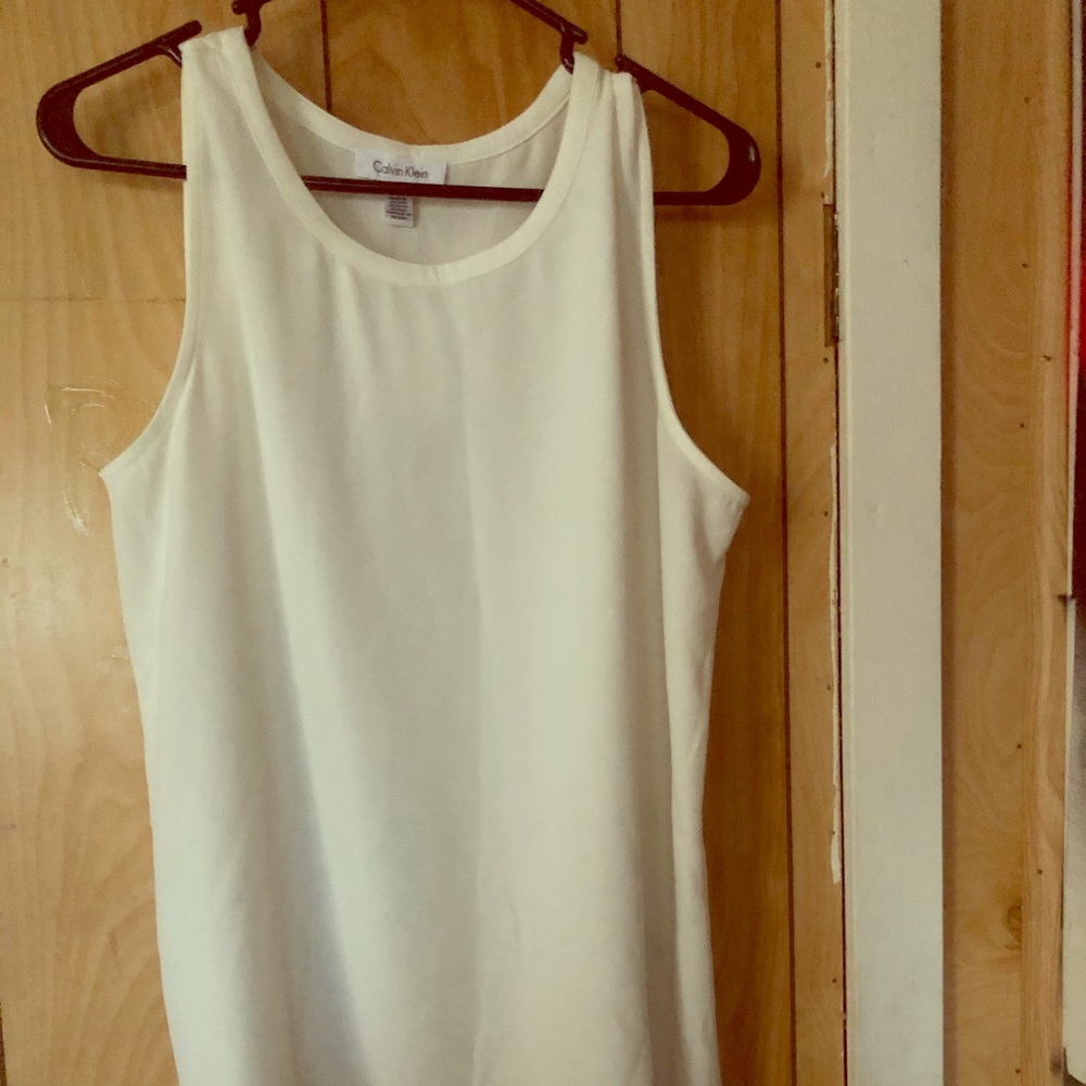 Long Cream/white blouse